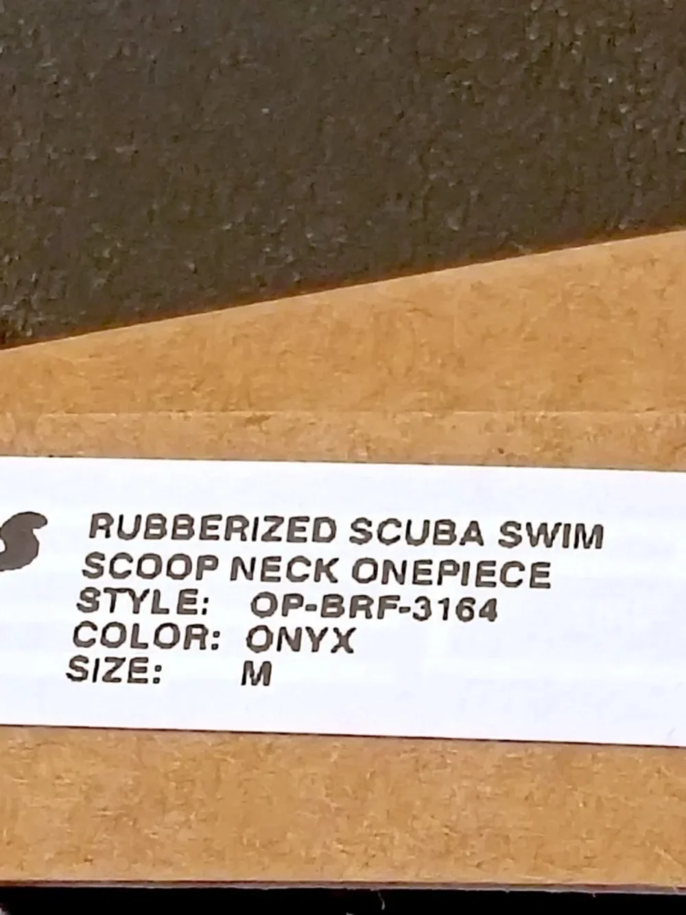 🔥 SKIMS Rubberized Scuba Swim, One Piece OP – BRF – 3164 Onyx (M) NWT